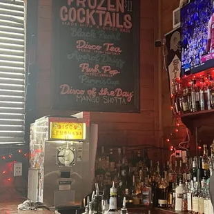 frozen cocktails!? yum!