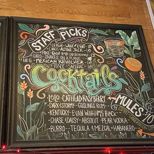 Specialty cocktails