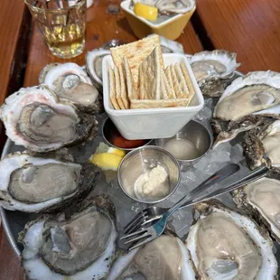 The shuckers special, 50% off during happy hour