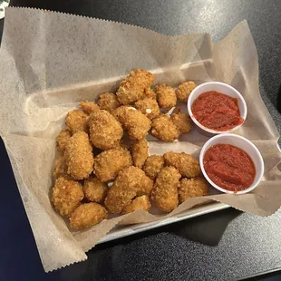 Spicy Fried Cheese Bites