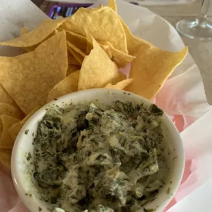 Tasteless artichoke dip. Kind of gross.