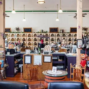 Rusty Nail Winery includes a tasting room, bistro, and boutique gift shop.