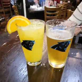 Pineapple margarita and a White Zombie