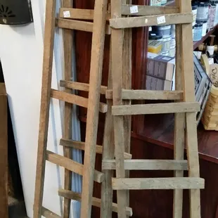 Tobacco stick ladders.
