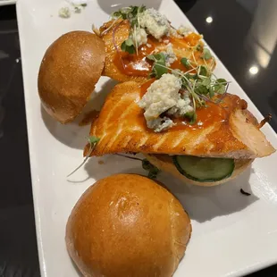 Buffalo Salmon Sliders