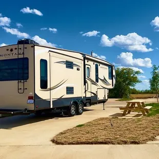 Pull-Thru RV site