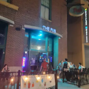 the front of the pub