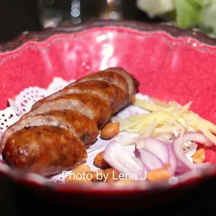 Sai Aou (Lao Sausage) ($8 happy hour, $16 regular) - Lao style aged sausage. Good though not mind-blowing.