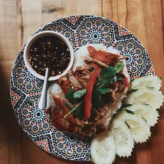 Roasted Duck over Rice