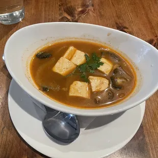 Tofu Tom Yum Soup