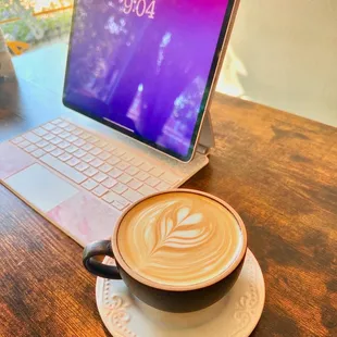 Best place to relax and enjoy a beautiful and tasty latte!