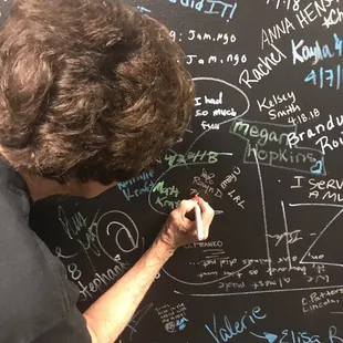 We had a blast. We made it out with 10 seconds to spare and got to sign our names!