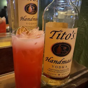 "San Francisco Summer" 
-Tito's 
-Aloe Vera 
-cherry 
-lime