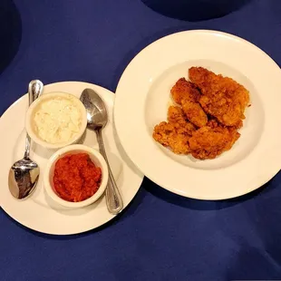 Pan-fried oysters