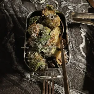 Brussel Sprouts -- too creamy