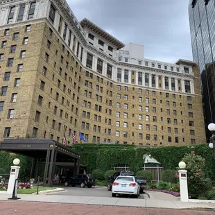 The building.  Stately