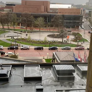 View from my 5th floor room