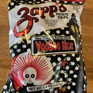 a bag of potato chips