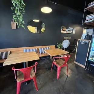 Inside seating
