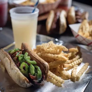 The indy dog. Bacon, peanut butter and jalapeño