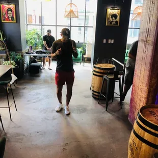 Random guy dancing (kidding he was with me)