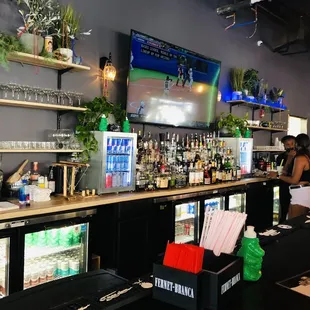 The full bar if you don't want slushes