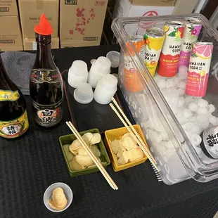 Tasting Hawaiian Soda with shochu