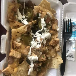 Chicken nachos