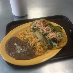 Chicken Taco Plate