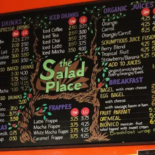 Nice coffee and breakfast menu!