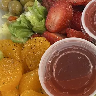 a variety of fruits and vegetables