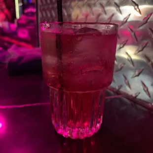 Vodka Soda Splash of Cran