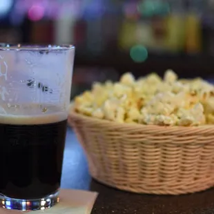 Free popcorn