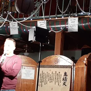 Sean hosting comedy night