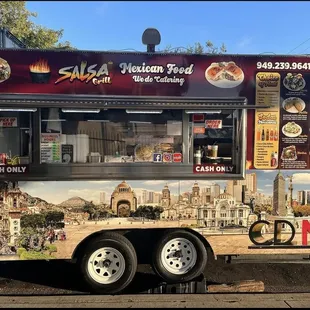 New &amp; improved Salsa Grill food trailer!