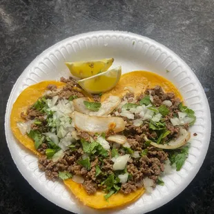 Steak tacos