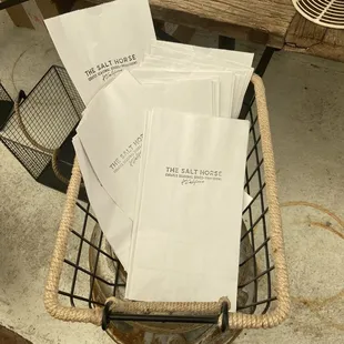 a basket full of mail