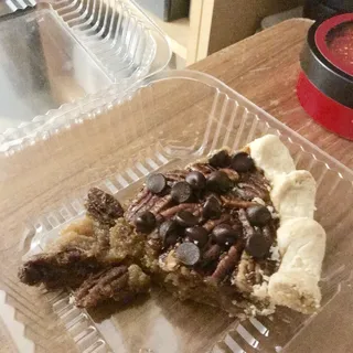 Slice of Chocolate Pecan Pie