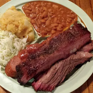Sausage, Ribs and Brisket