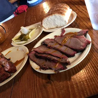 Brisket & Pork Ribs Combo Plate
