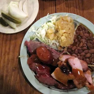 Brisket & Turkey Combo Plate