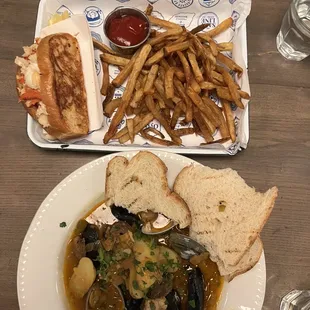 Lobster Roll, Portuguese Stew