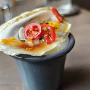 Yuzu oyster shooter.