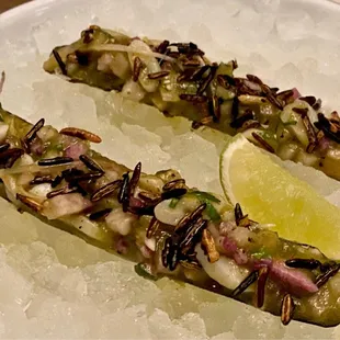 Razor Clam Ceviche