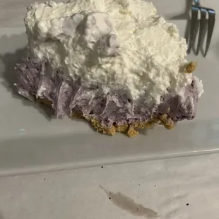 Blueberry ricotta pie