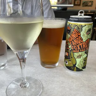 Yummy Prosecco and beer