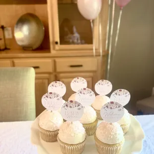 Fireworks (asked for light pink icing to match decor). The kids LOVED these! They have m&amp;m' sand sprinkles inside!