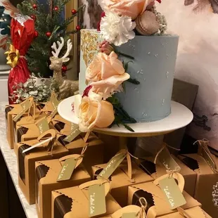 a variety of gift boxes