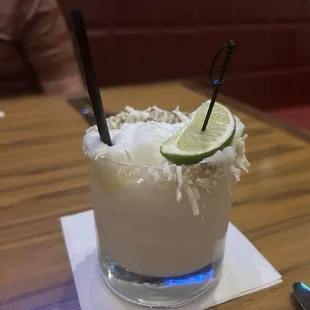 Coconut pineapple margarita