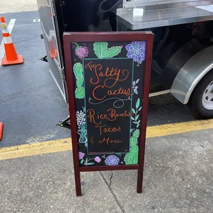 a sign for a restaurant